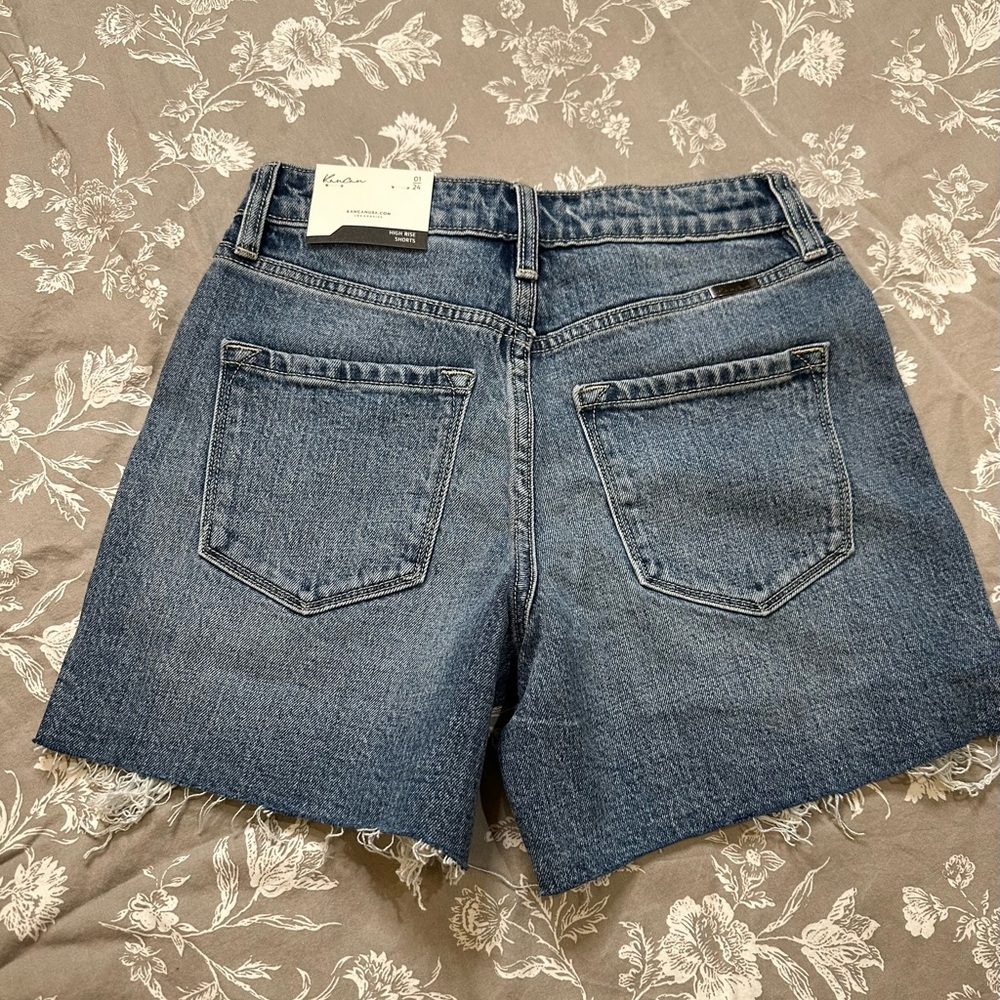 KanCan Denim Blue Women Shorts - Picture 2 of 5